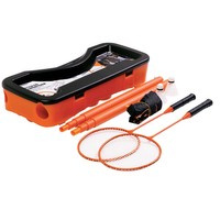 Zestaw do badmintona 2 rakiety+ 2 lotki + siatka + walizka ZSB1 Nils