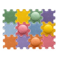 Puzzle sensoryczne Mini 12 szt. 15 x 15 cm Ortoto